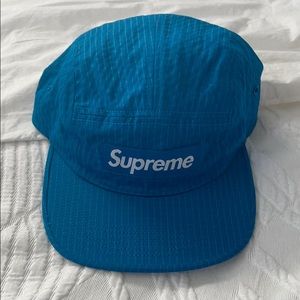 Supreme Overdyed Ripstop Camp Cap Blue